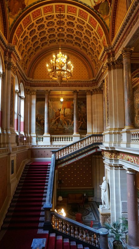 This ornate staircase leads to the British Foreign Secretary's audience hall. It is likely Meierovic...
