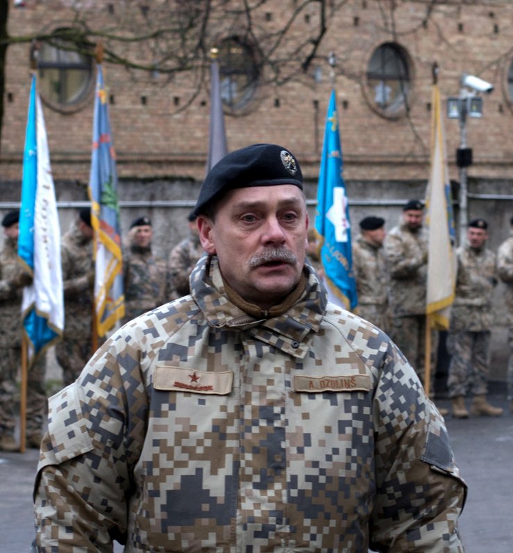 Zemessardzes komandieris brigādes ģenerālis Ainārs Ozoliņš.
