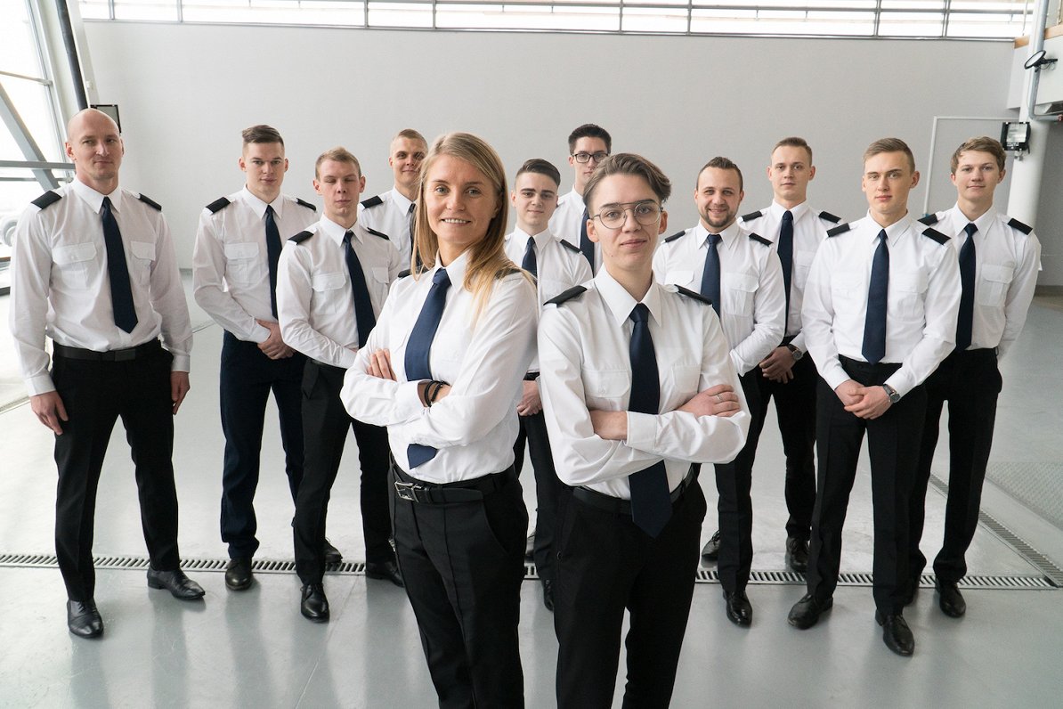 airBaltic trainee pilots, January 2019