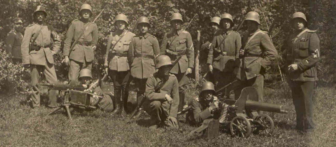 Солдаты Отряда Ливена, лето 1919 года