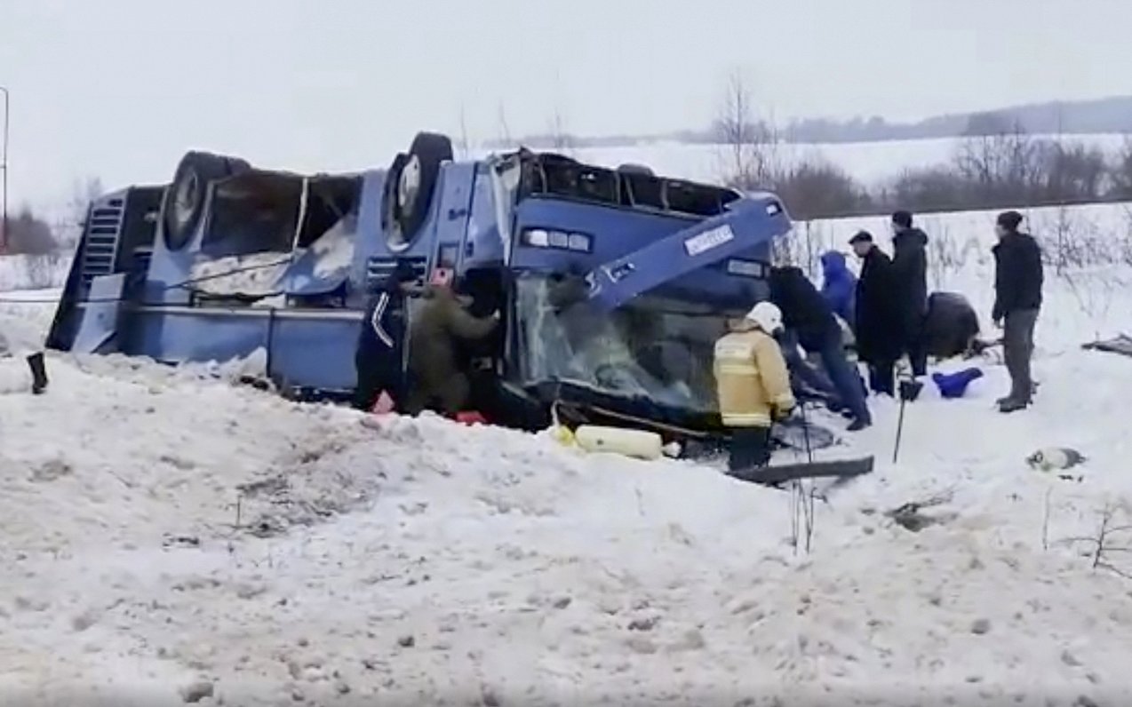 Autobusa avārija Krievijā