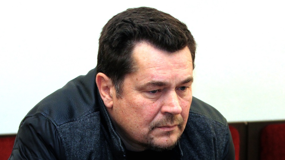Эвалдас Римашаускас во время суда о его выдаче США в Вильнюсе в 2017 году.