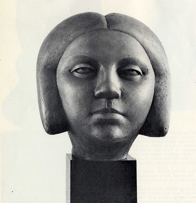 Emīls Melderis. Galva. 1924.–1925. Bronza. LNMM kolekcija.