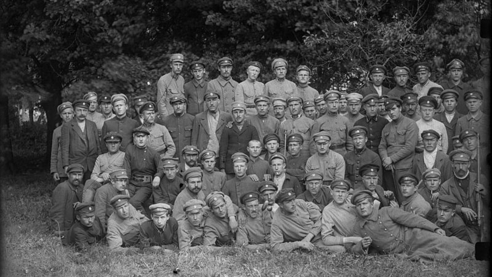 Солдаты Первого валмиерского пехотного полка, лето 1919 года