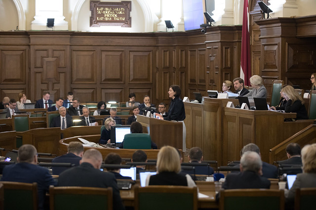 Saeima budget debate 2019