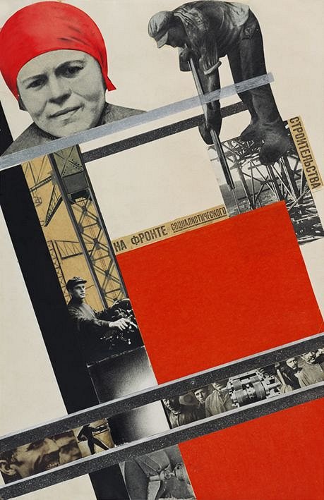 Gustavs Klucis. “Sociālistiskās celtniecības frontē”. 1927–1928.