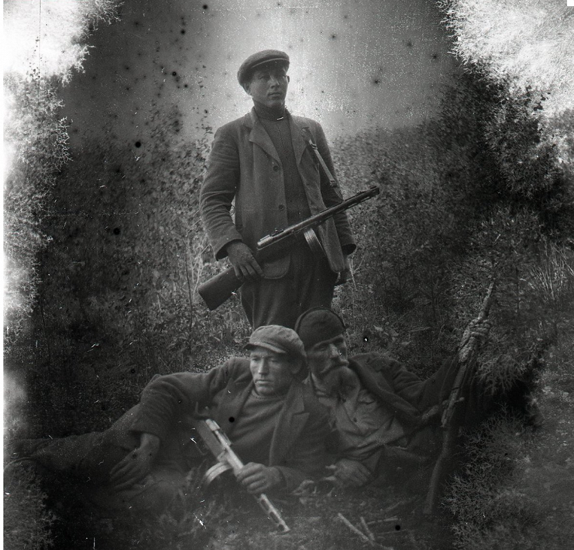 Partisans during a brief repose