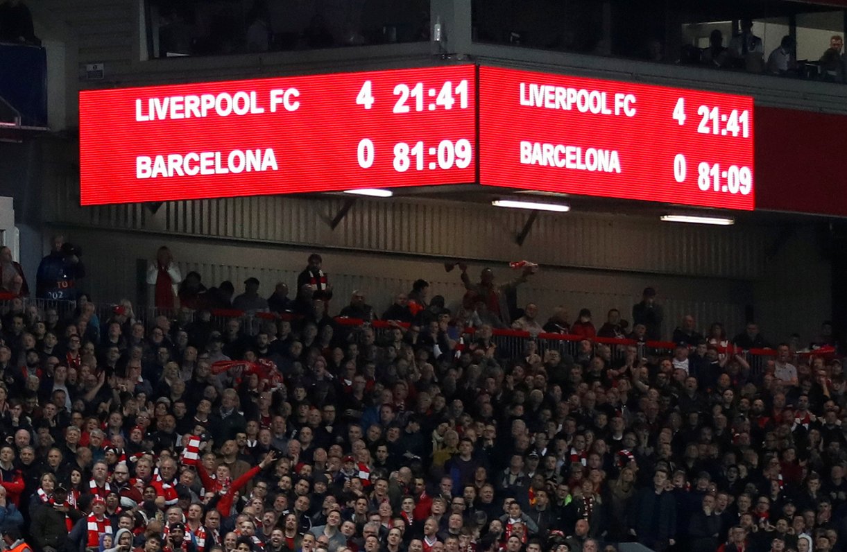&quot;Liverpool&quot; Čempionu līgā uzvar &quot;Bacelona&quot;
