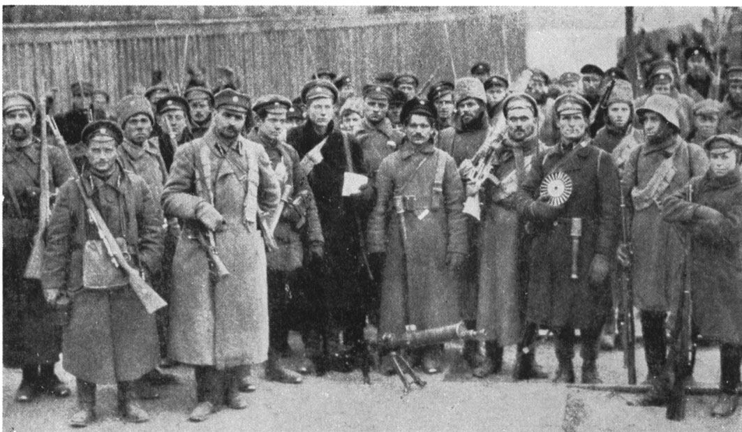 Солдаты отдельной латышской бригады, весна 1919 года