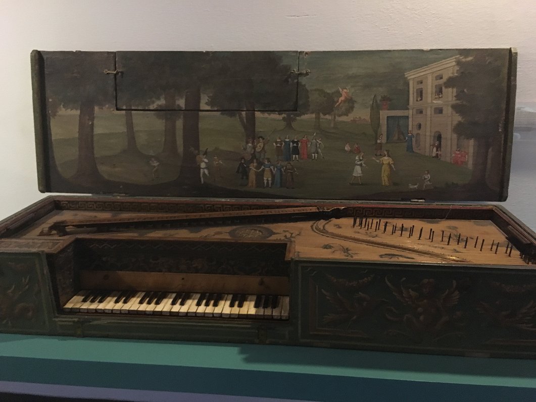 Pats vecākais klavesīns Vācijas Nacionālajā muzejā Nirnbergā