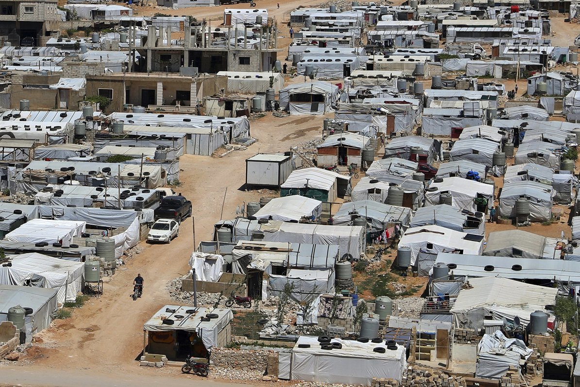 Sīrijas bēgļu nometne Libānā