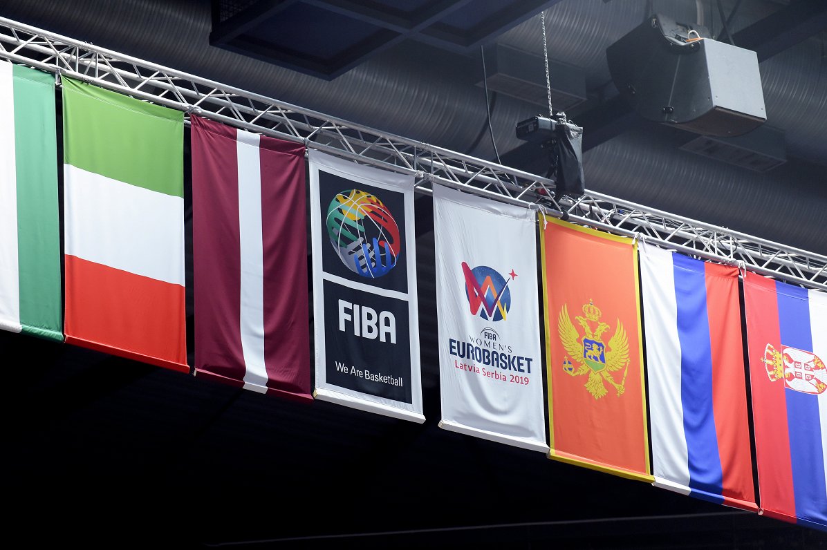 Karogi Eiropas čempionātā basketbolā sievietēm