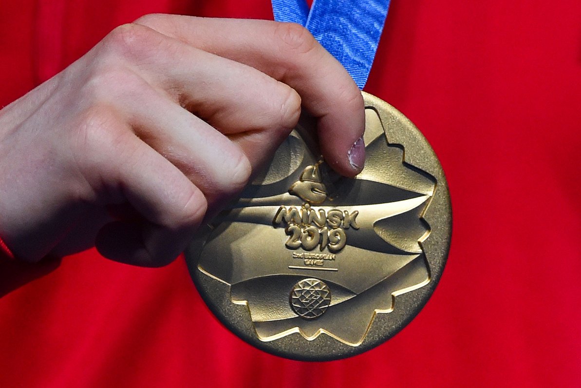 Zelta medaļa Eiropas spēlēs Minskā