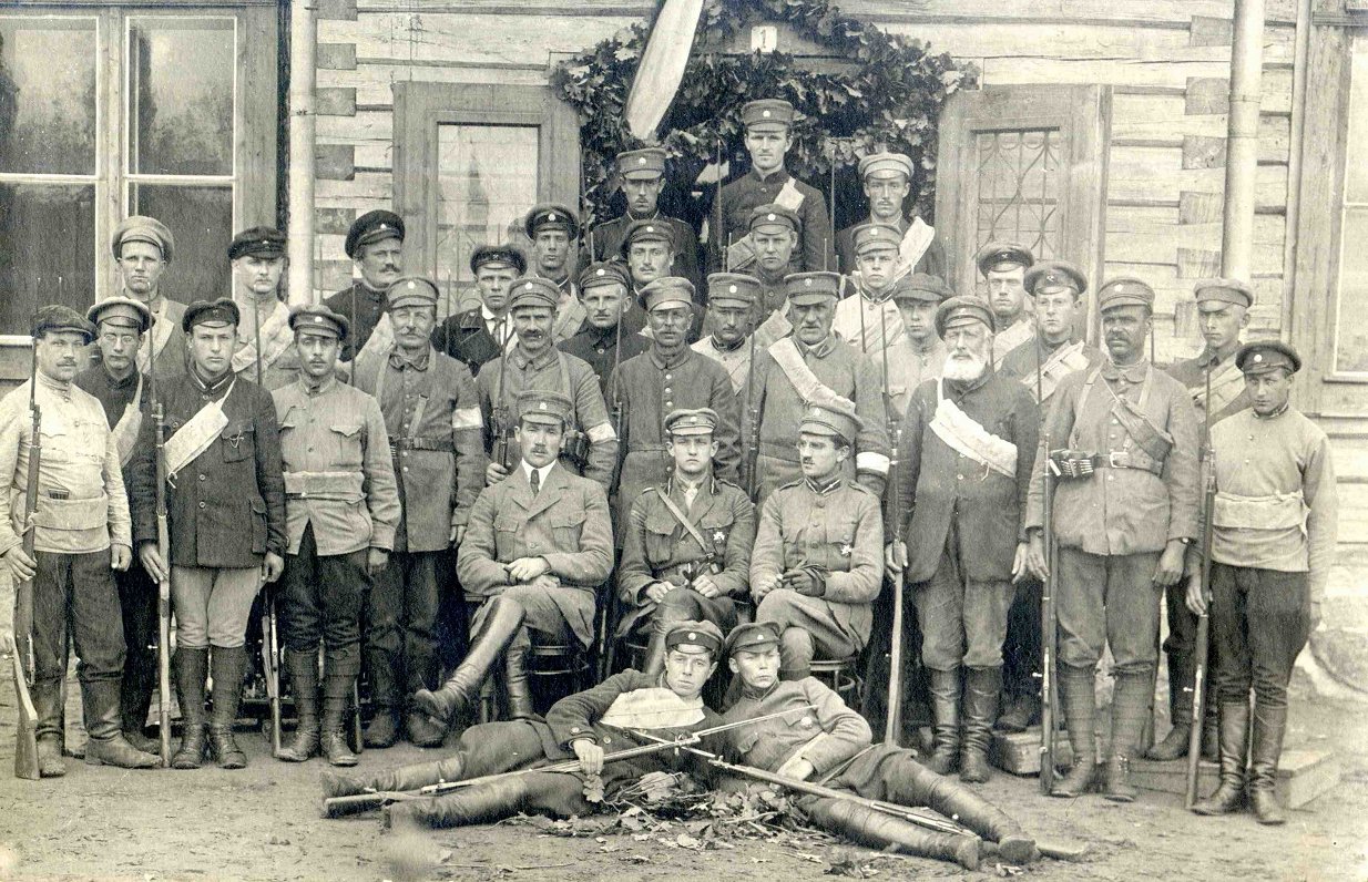 Солдаты Северолатвийской бригады, лето 1919 года