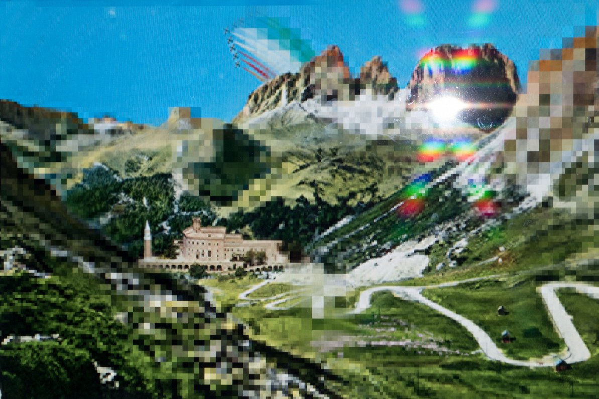 Federiko Čamejs, &quot;Castello di Tabiano con Campanile di San Marco sulla strada delle Dolomiti al...