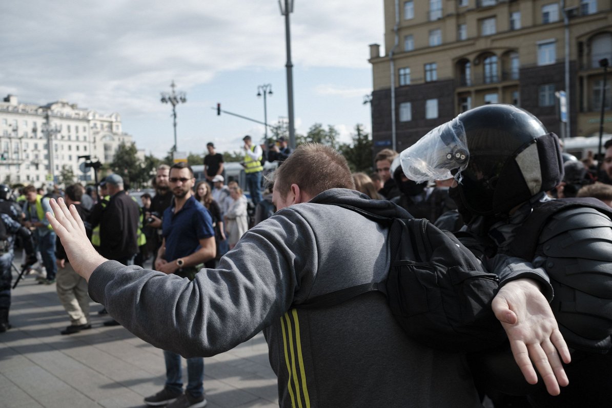 Protesti Maskavā 3.08.2019.