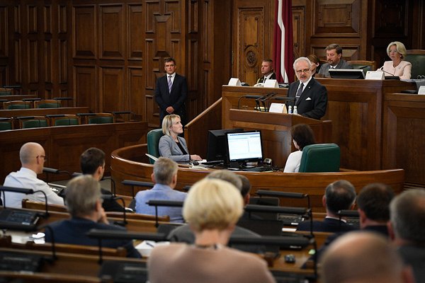 President Levits opens autumn 2019 Saeima session