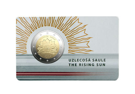 convergence island Will Latvijas Banka laiž apgrozībā 2 eiro piemiņas monētu «Uzlecošā saule» /  Raksts