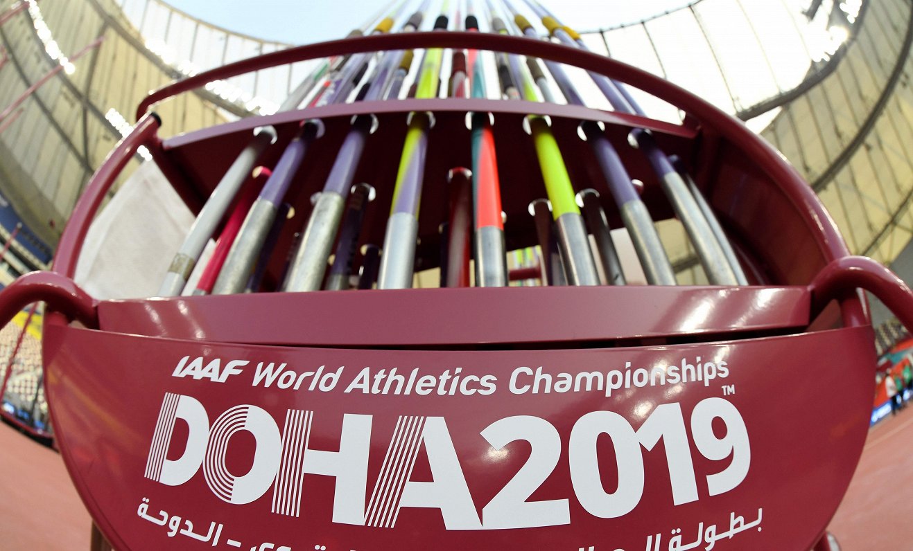 Šķēpi pasaules vieglatlētikas čempionātā Dohā
