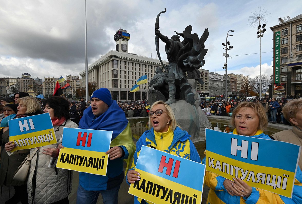 Protesti Kijevā 2019. gada 6.oktobrī