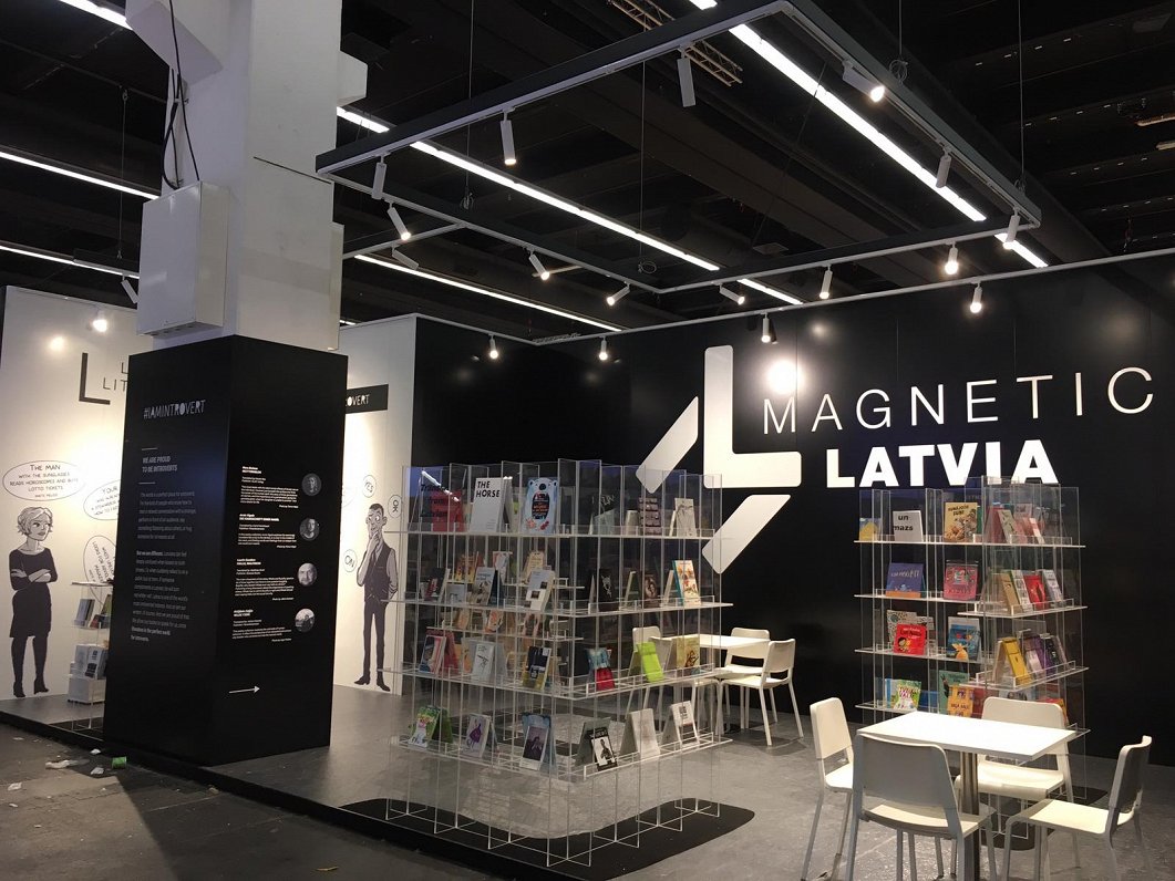Latvijas stends Frankfurtes grāmatu tirgū 2019. gadā