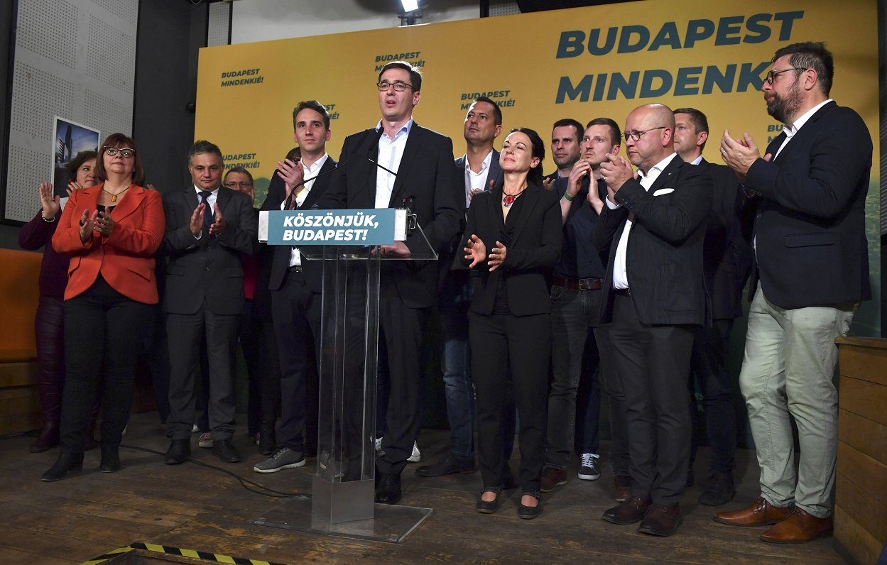 Ungārijas opozīcijas kandidāts uzvarējis Budapeštas mēra vēlēšanās