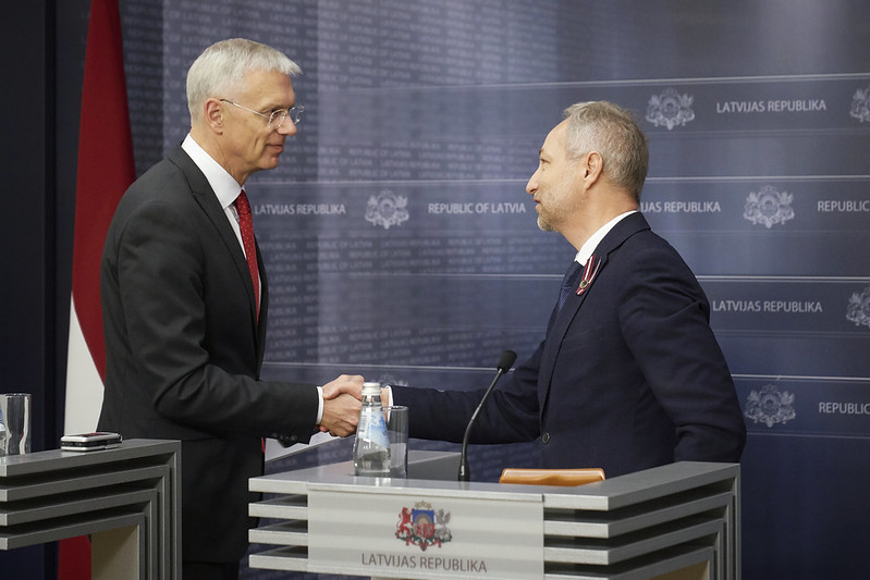 Kariņš and Bordāns announce economic crimes court