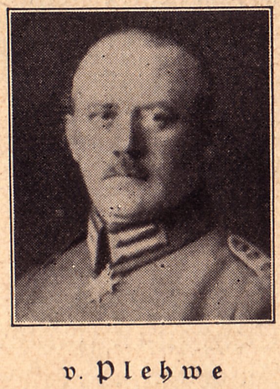 Командир германских сил капитан Карл фон Плеве