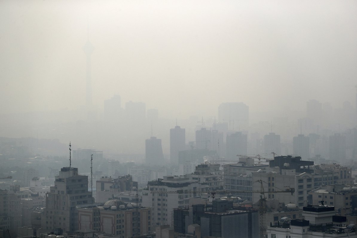 Gaisa piesārņojums Irānas galvaspilsētā Teherānā, 30.11.2019.