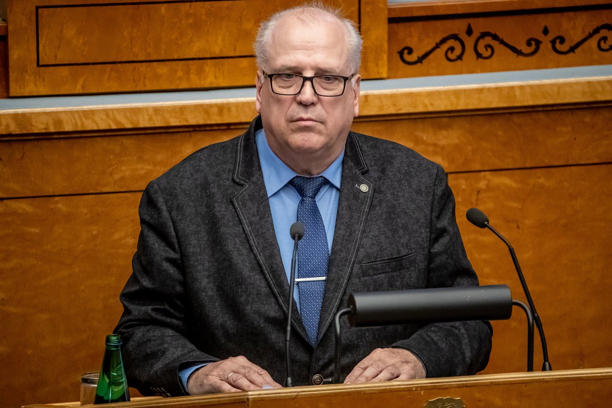 Marts Jerviks Igaunijas parlamentā, 14.11.2019.