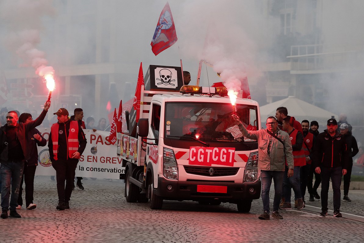 Francijā pēdējos gadu desmitos lielākais streiks, 05.12.2019.