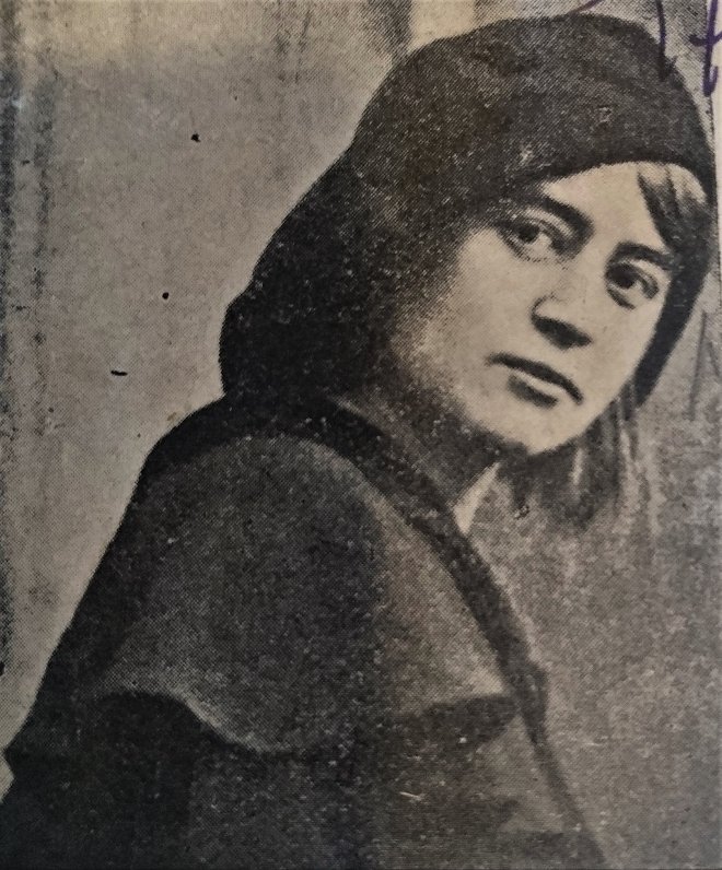 Kristīne Krieviņa (alias Ģēģere), a former communist youth member and an agent of the communist unde...