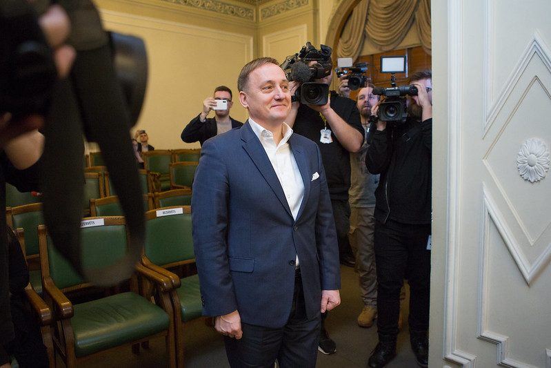 Mārtiņš Kazāks Saeima sēdē, kurā viņu ievēlē Latvijas Bankas prezidenta amatā, 12.12.2019.