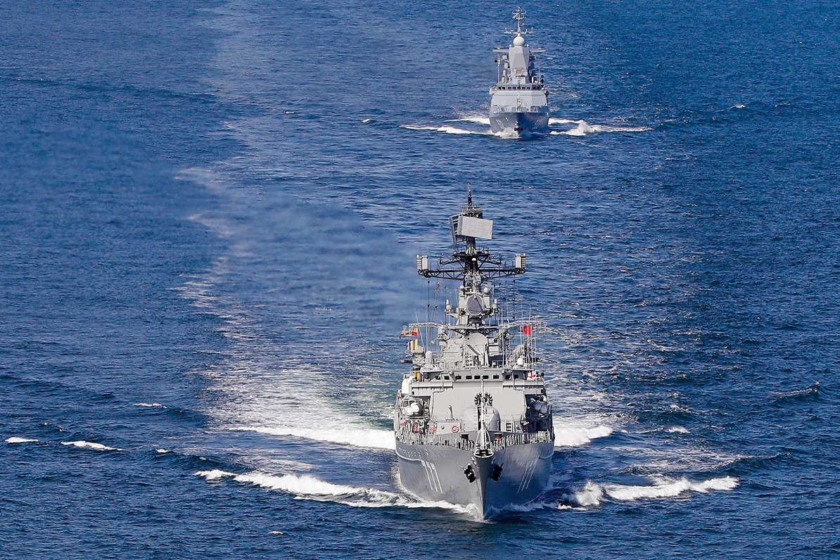 Krievijas Jūras spēki mācībās &quot;Ocean Shield 2019&quot; Baltijas jūrā