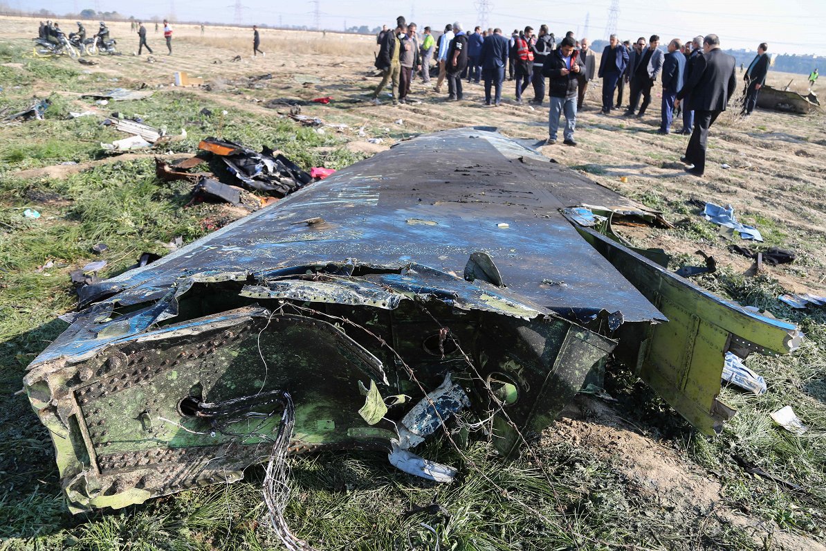 Ukrainas pasažieru lidmašīnas katastrofa Irānā