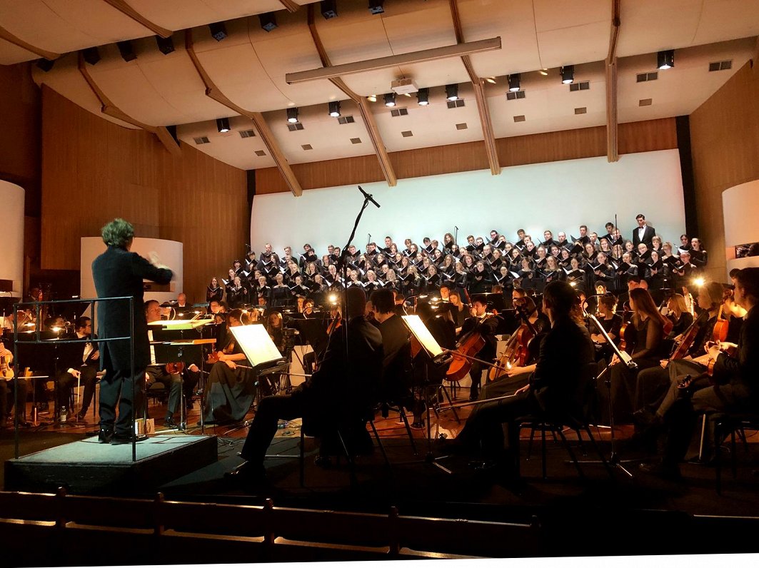 Mūzikas akadēmijas simtgades koncerta ģenerālmēģinājums