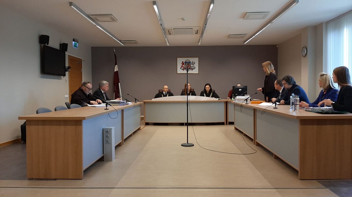 Заседание суда по делу Муйжниекса в январе 2020-го.
