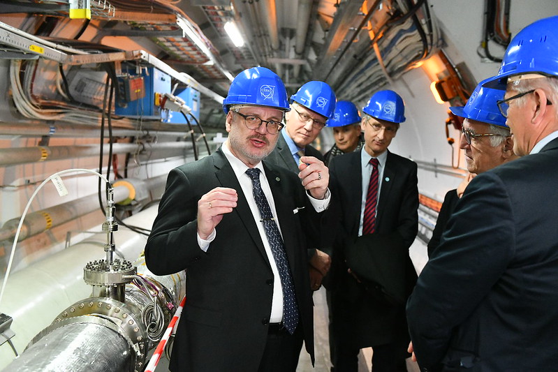 President Egils Levits visits CERN in Switzerland