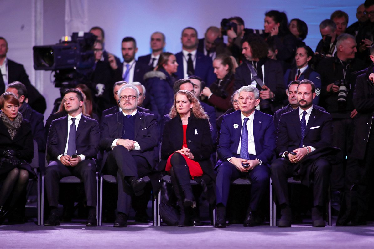 Latvijas prezidents Eglis Levits ekonomikas forumā Davosā, 2020.gada janvāris.