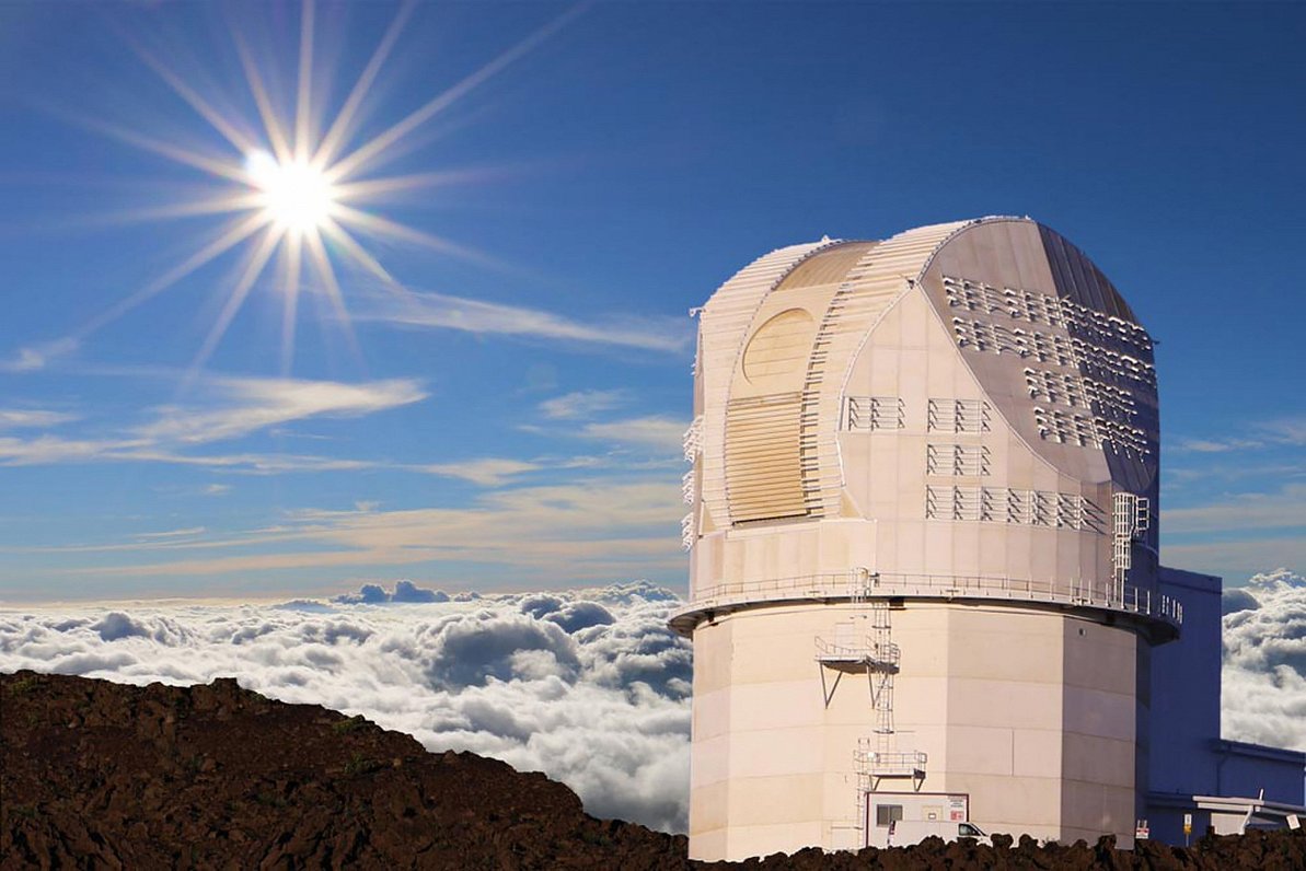 Havaju salās uzbūvētais teleskops, ar kuru uzņemtas unikālas Saules fotogrāfijas.