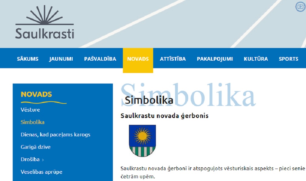 Saulkrasti municipality symbols