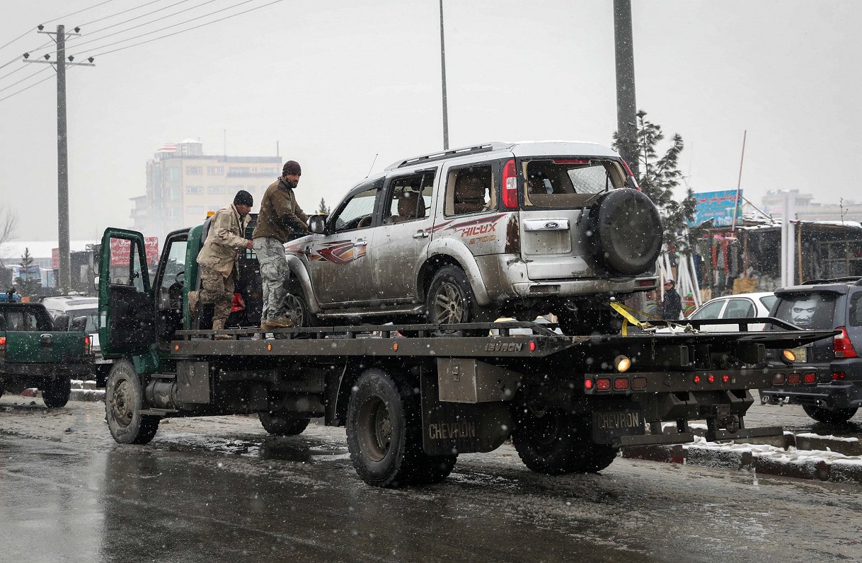 Terorists pašnāvnieks sarīkojis sprādzienu Kabulā, nogalinot vismaz 6 cilvēkus (11.02.2020)