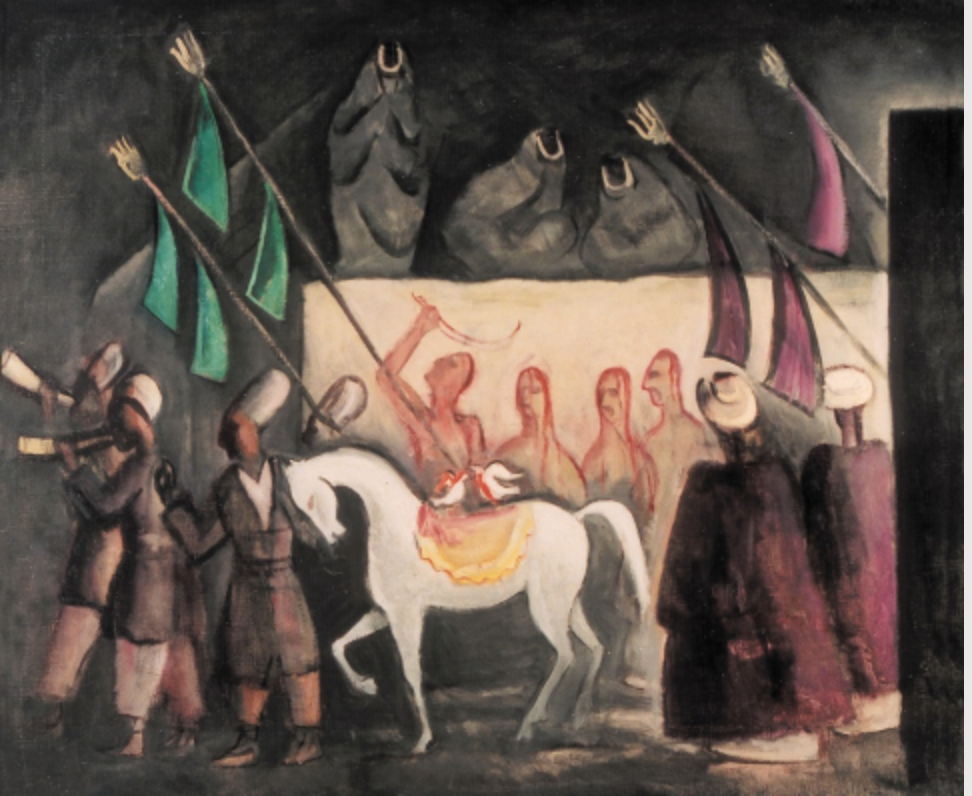 Jāzeps Grosvalds. Austrumu aina (Muhamedāņu sēru gājiens), 1919-1920