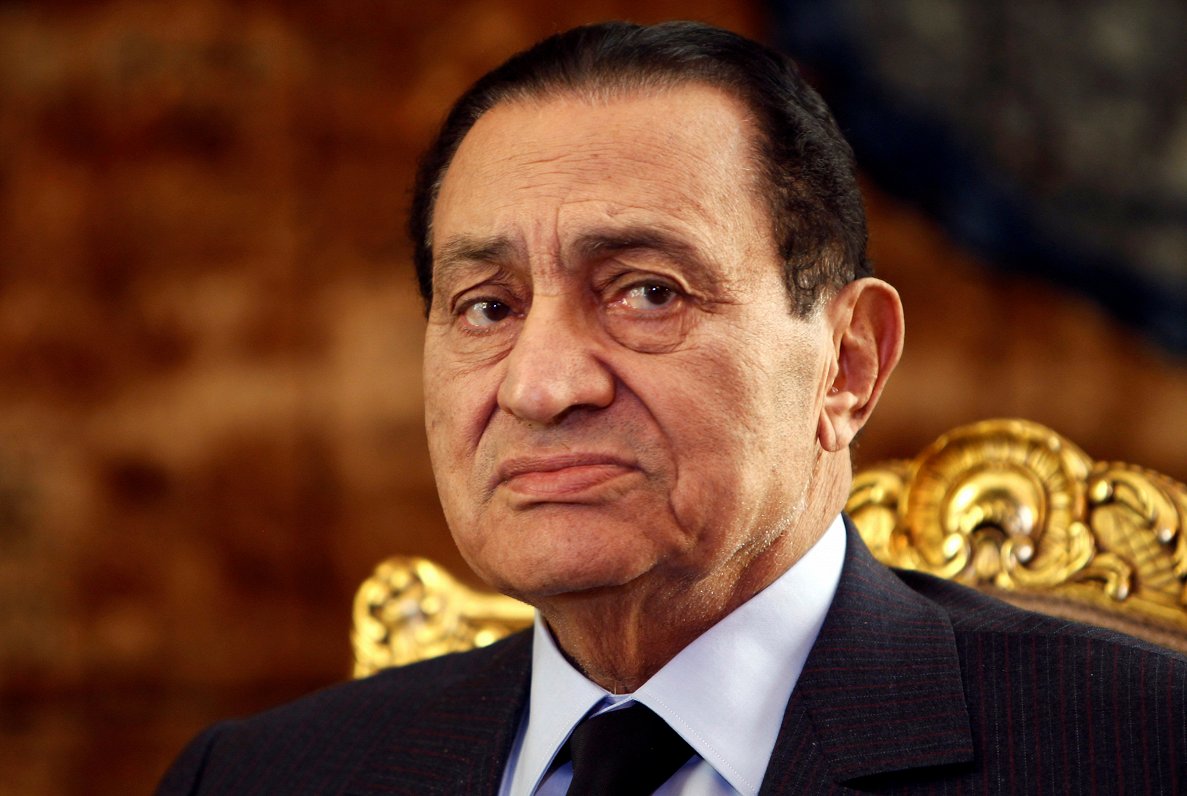Bijušais Ēģiptes prezidents Hosnī Mubaraks.