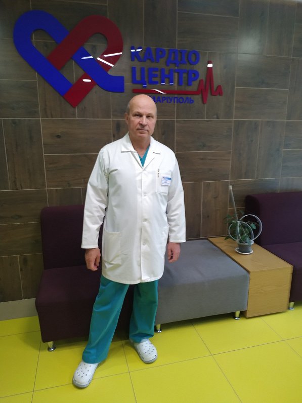Mariupoles kardioloģijas centra galvenais ārsts Serhijs Orleanskis