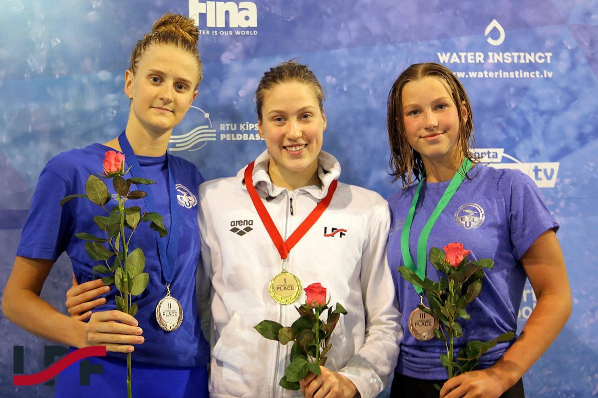 Ieva Maļuka sets record and wins first in 200m medley