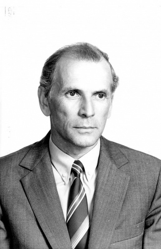 Latvian Radio editor-in-chief Rišards Labanovskis in 1990.
