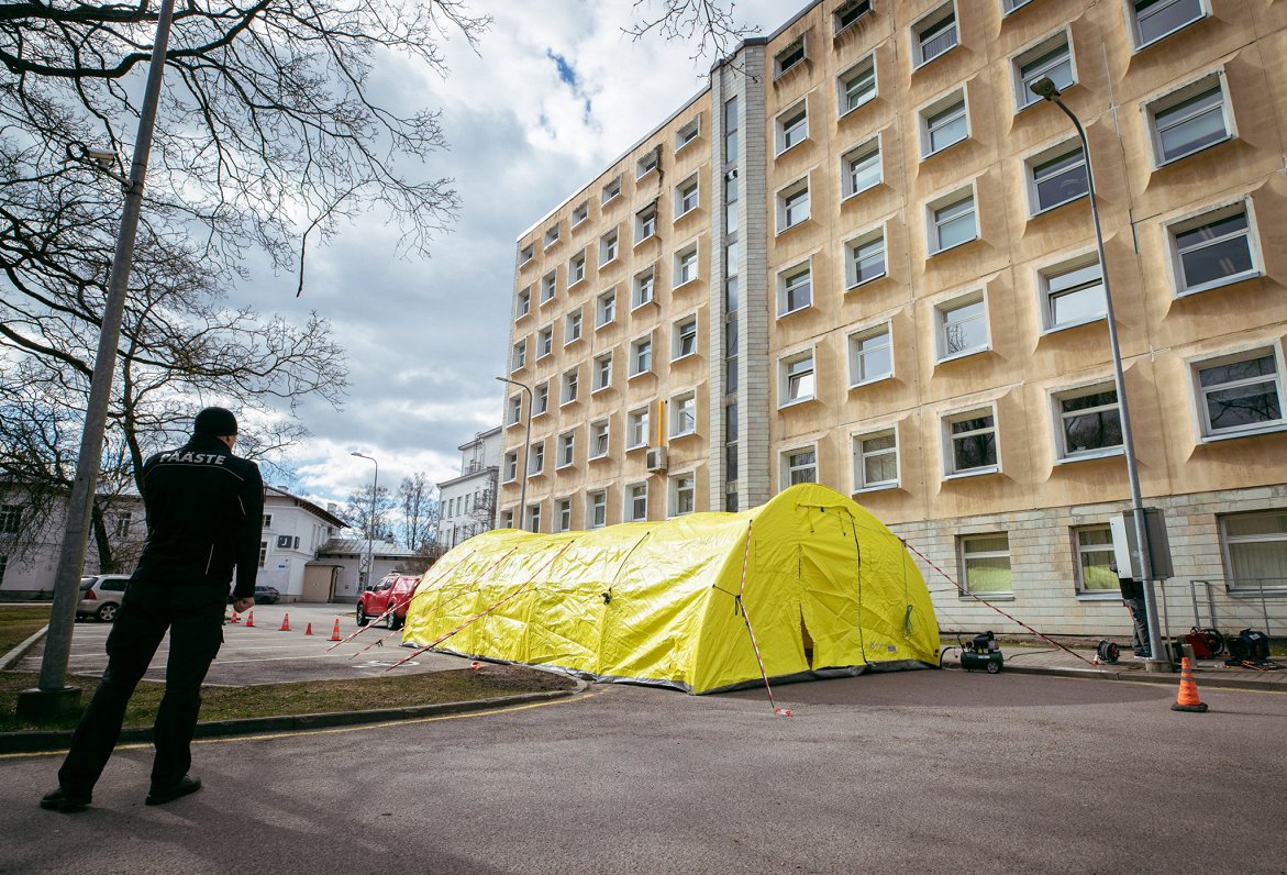 Analīžu telts Tallinā, 31.03.2020