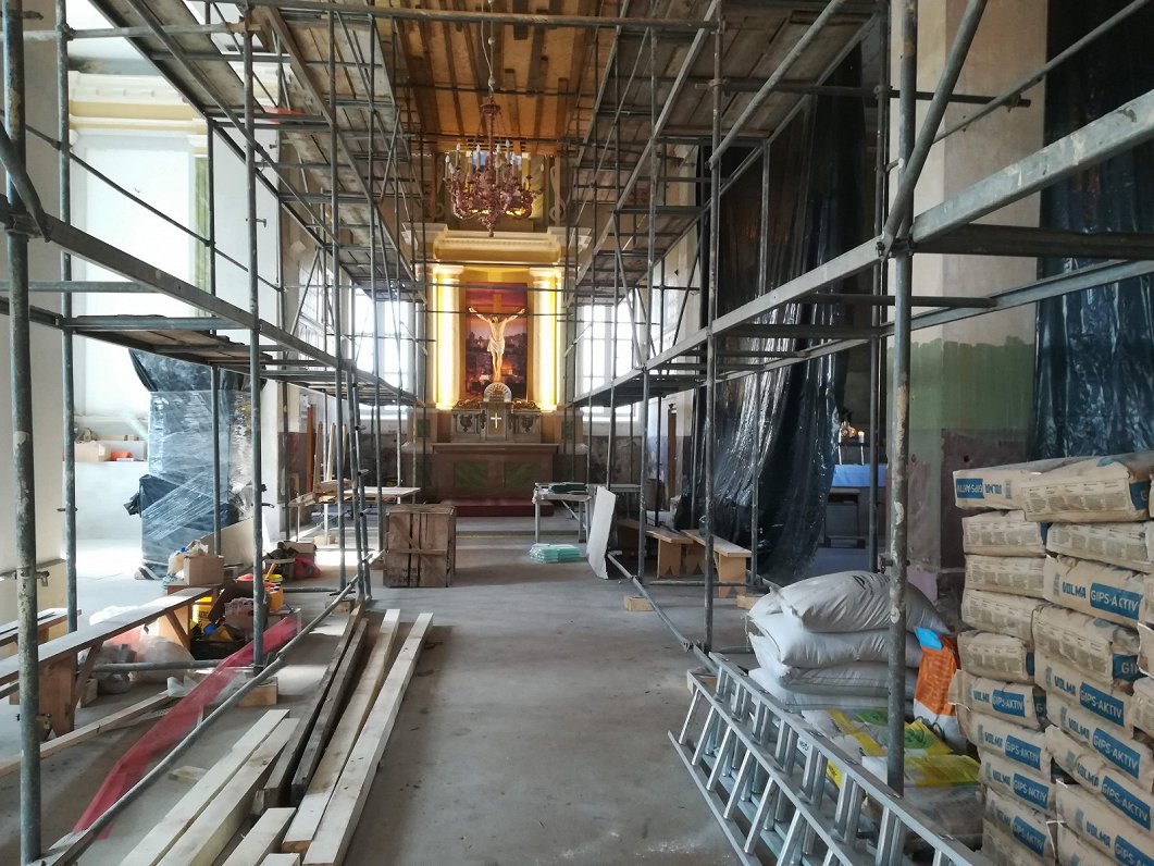 Kurmenes baznīcas iekštelpu atjaunošana