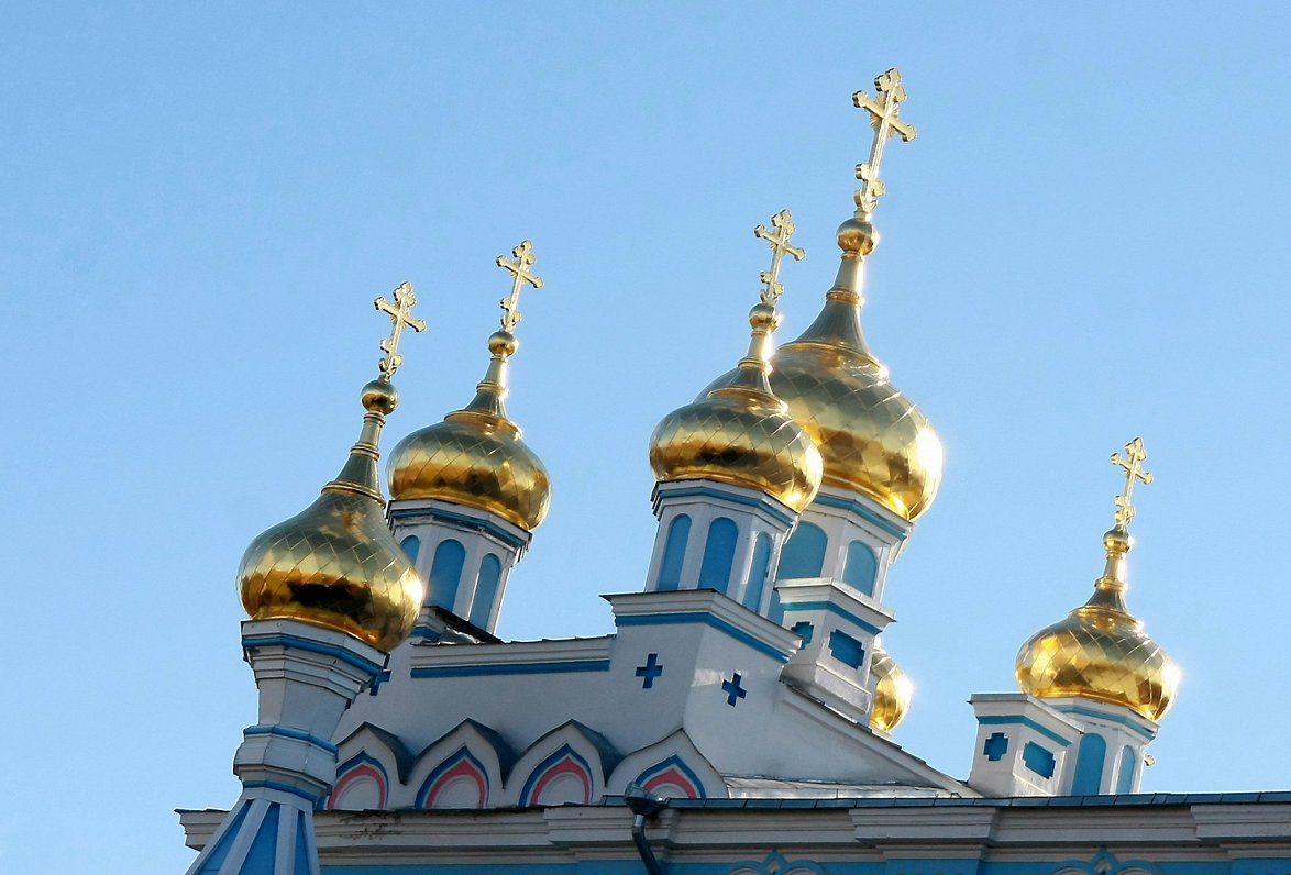 Православная Борисоглебская церковь в Даугавпилсе.